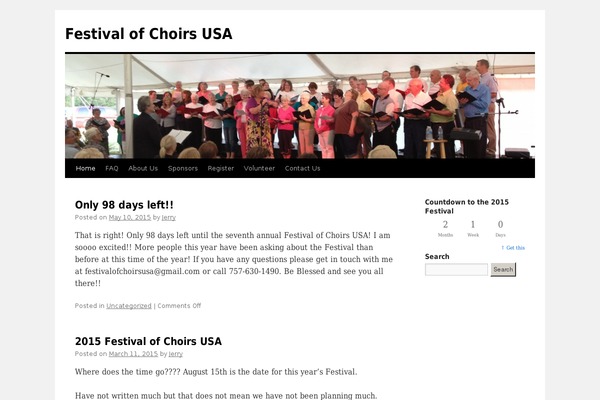 Twenty Ten theme site design template sample