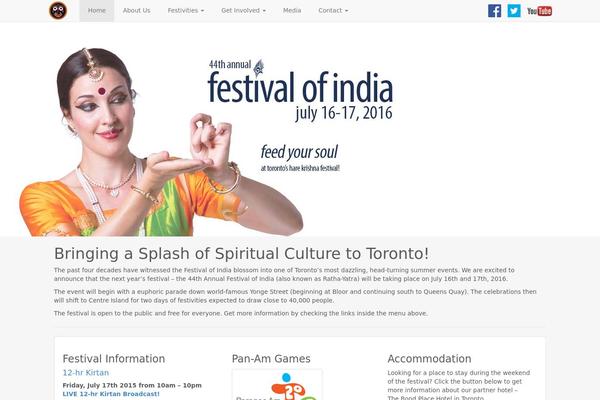 festivalofindia.ca site used Ry
