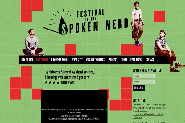 festivalofthespokennerd.com site used Nerds2017