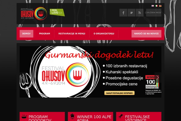 festivalokusov.si site used K-boom-v.1.0.8