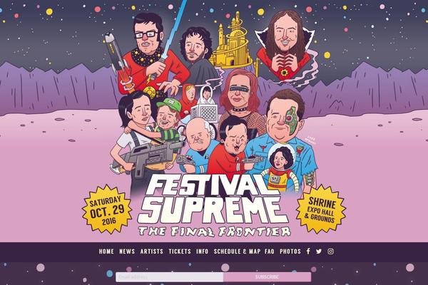 festivalsupreme.com site used Festivalsupreme2016