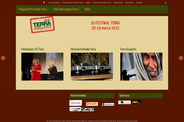 Thempera Child theme site design template sample