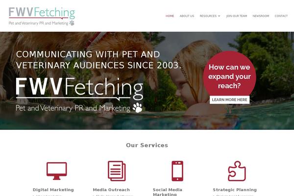 fetchingcommunications.com site used Divi Child