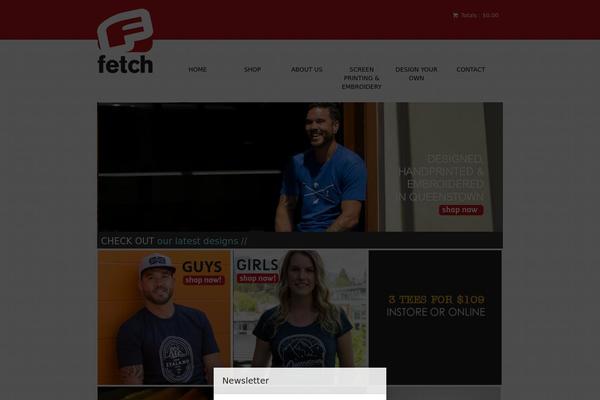 fetchnz.com site used Tendershop