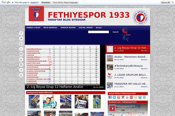 fethiyespor1933.com site used Footballclub-2.4.2