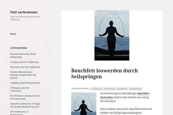 Twenty Fifteen theme site design template sample