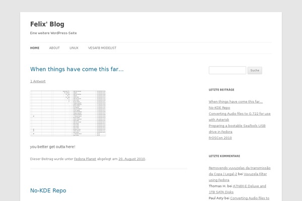 Twenty Twelve theme site design template sample