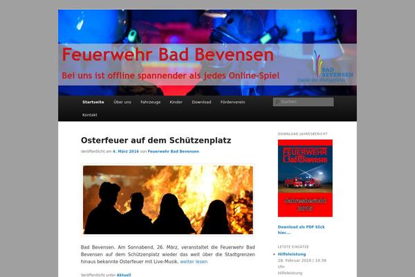 feuerwehr-bevensen.de site used Twenty Eleven
