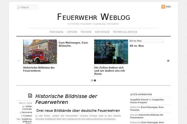 feuerwehr-weblog.org site used Elemin