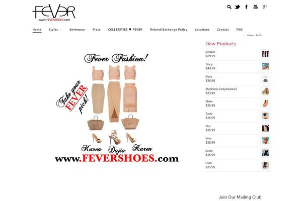 fevershoes.com site used Empress
