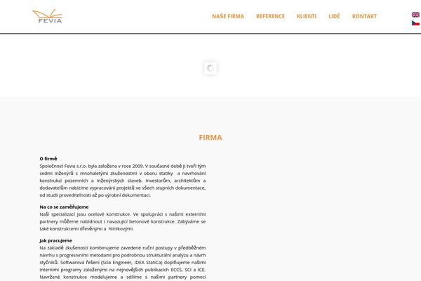 fevia.cz site used Fevia_theme