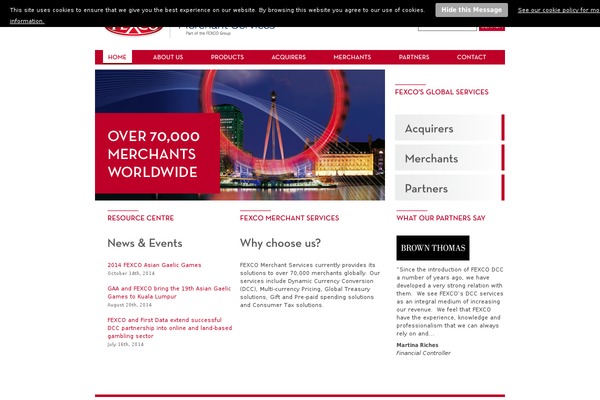 fexcoms.com site used Fexco