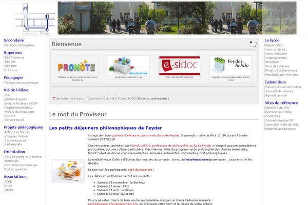 feyder.fr site used Theme_v_1.tmp