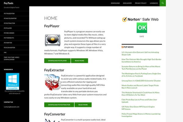 Twenty Fourteen theme site design template sample