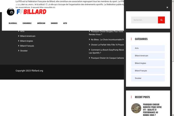 ffbillard.org site used Billo