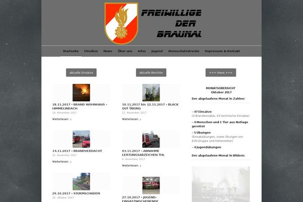 ffbraunau.at site used Feuerwehr