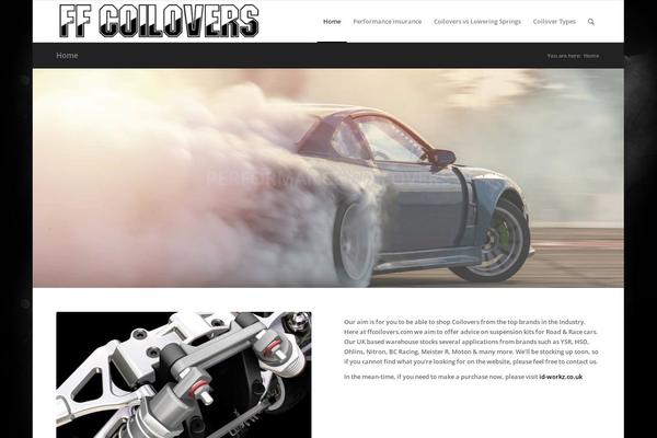 Enfold theme site design template sample
