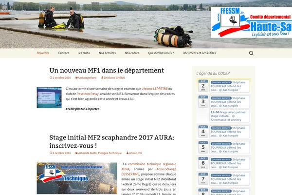 Twenty Thirteen theme site design template sample