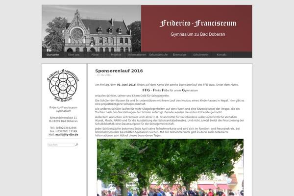 Twenty Ten theme site design template sample