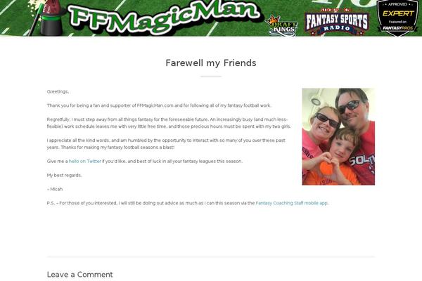 ffmagicman.com site used Dodo-child
