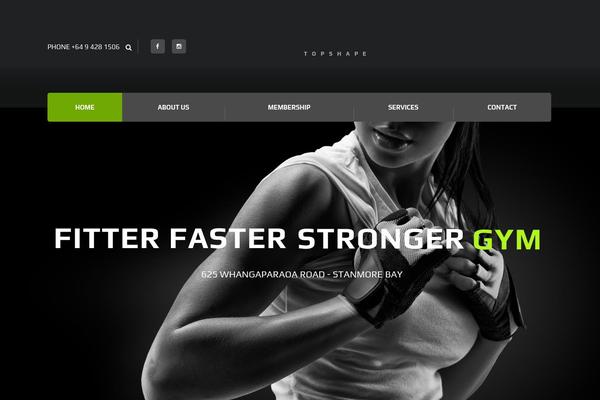 Ironfit theme site design template sample