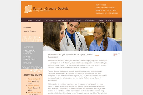 FGD WordPress theme, websites list used FGD theme FGD theme websites examples