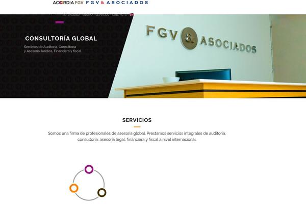 WordPress website example screenshot