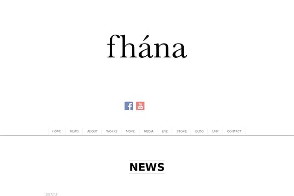 fhana.jp site used Fhana