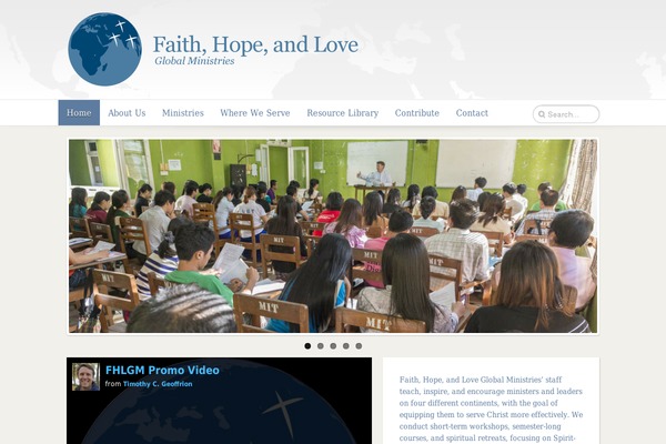 WordPress website example screenshot
