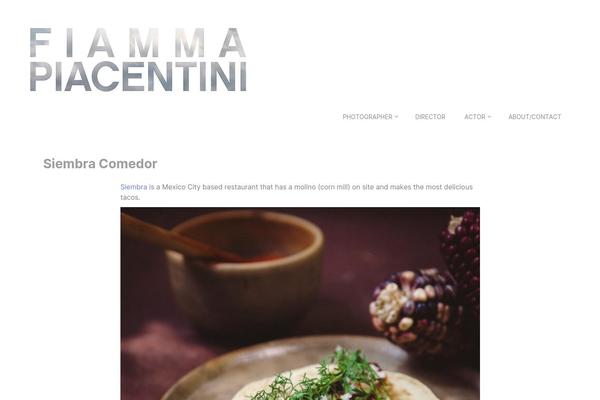 fiammapiacentini.com site used Tography