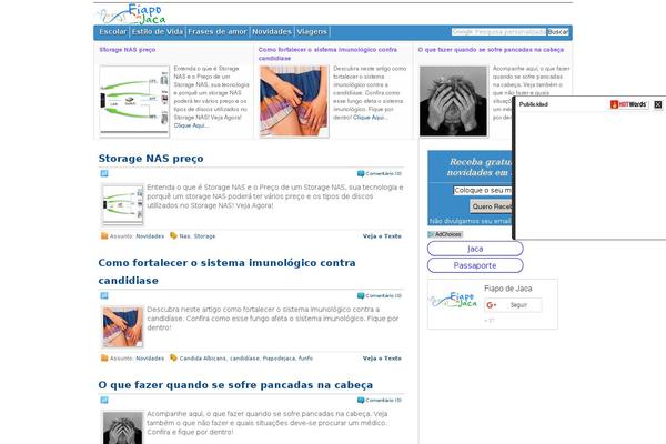 WordPress website example screenshot