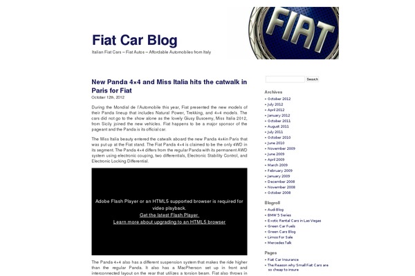 fiat-car-blog.com site used Fiat-car-blog