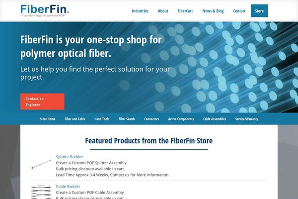 fiberfin.com site used Wgw-startertheme-v1.0.0