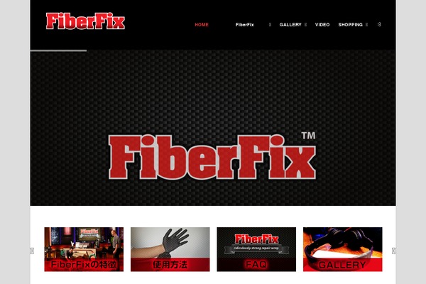 fiberfix.jp site used Fiberfix