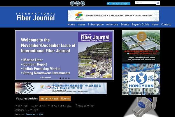 fiberjournal.com site used Fiberjournal