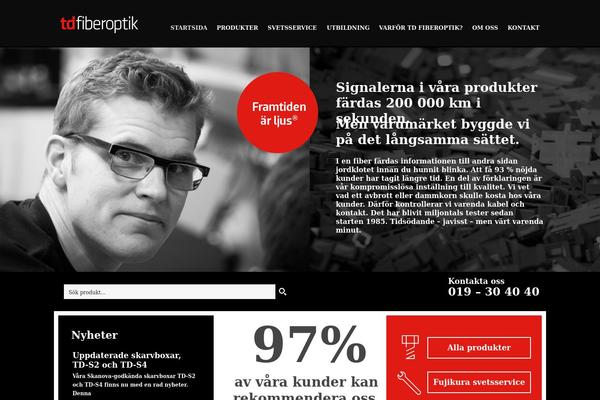 fiberoptik.com site used Tdfiberoptik-wp