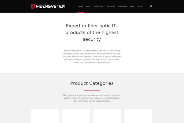 fibersystem.se site used Fibersystem