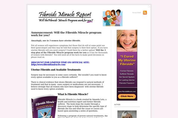 fibroidsmiraclereport.com site used Simplo