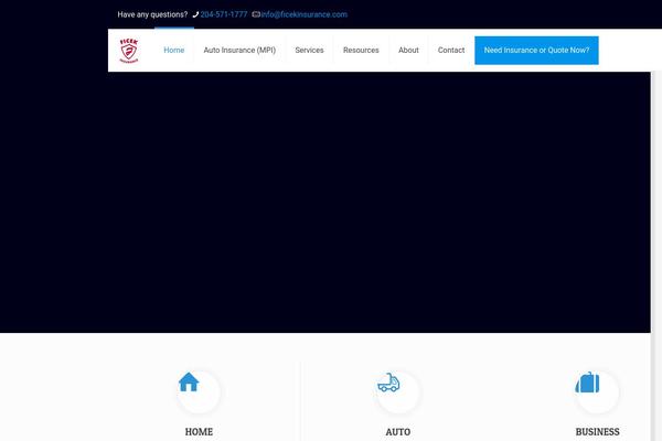 BeTheme Child theme site design template sample