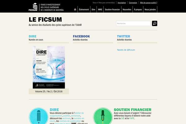 ficsum.com site used Ficsum-git