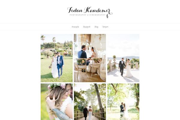 Total theme site design template sample
