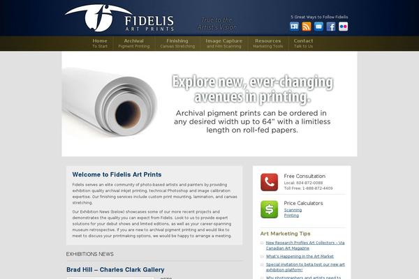 fidelisartprints.com site used Folium2