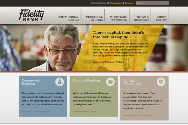 fidelitybankmn.com site used Scale