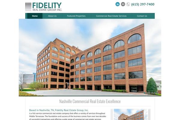 Fidelity theme site design template sample