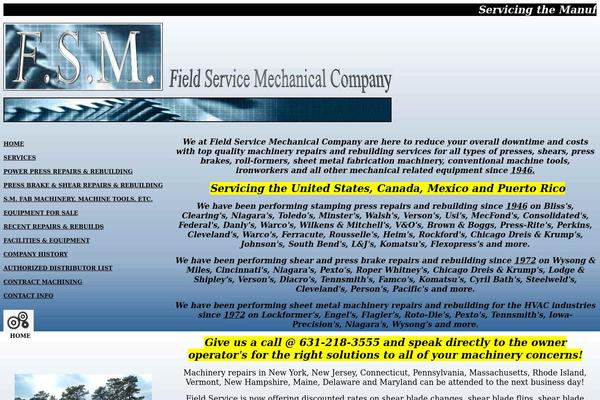 fieldservicemechanical.com site used Wysong-wp