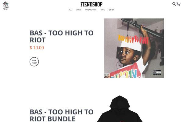 fiendshop.com site used Responsive-smf