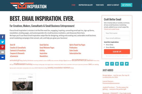 WordPress website example screenshot