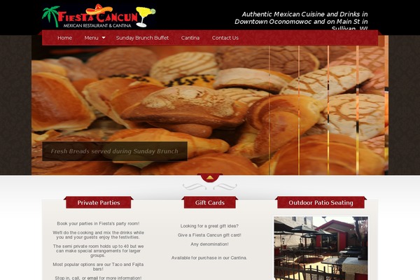 The Restaurant theme site design template sample