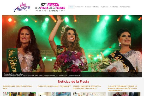 fiestasdeambato.com site used Fiestas2020