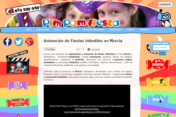 fiestasinfantilesmurcia.es site used Kidscare_child